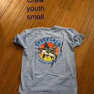 Salty Crew Youth Gray Marlin Graphic Tee